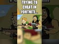 Trying to cheat in Fortnite #fortnite #shorts