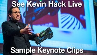 Kevin Mitnick  Sample Speaking Clips and Hacks You'll See Live