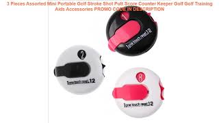 Promo 3 Pieces Assorted Mini Portable Golf Stroke Shot Putt Score Counter Keeper Golf Golf Training