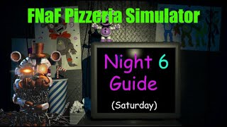 How to Beat FNaF 6 Night 6 (Saturday) Mobile Guide