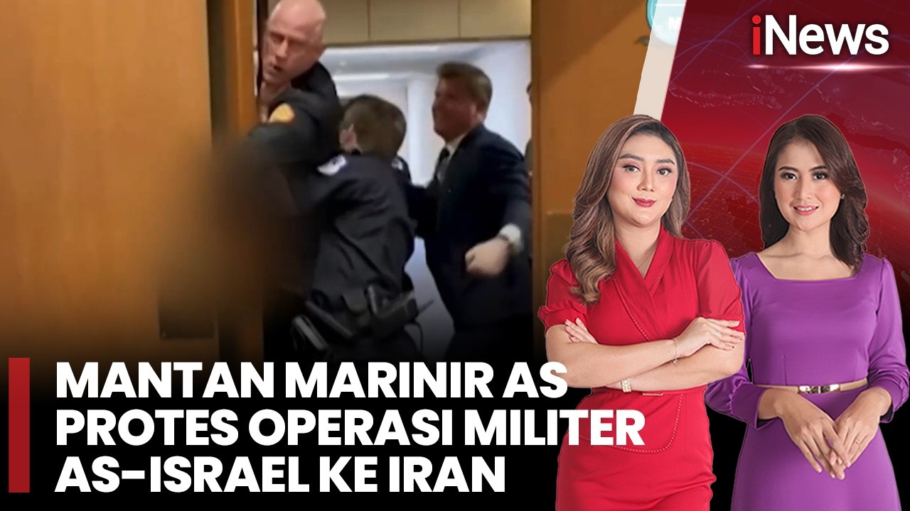 Mantan Marinir AS Protes Operasi Militer AS-Israel ke Iran, Sidang Senat Ricuh |iNews Sore (5/3)