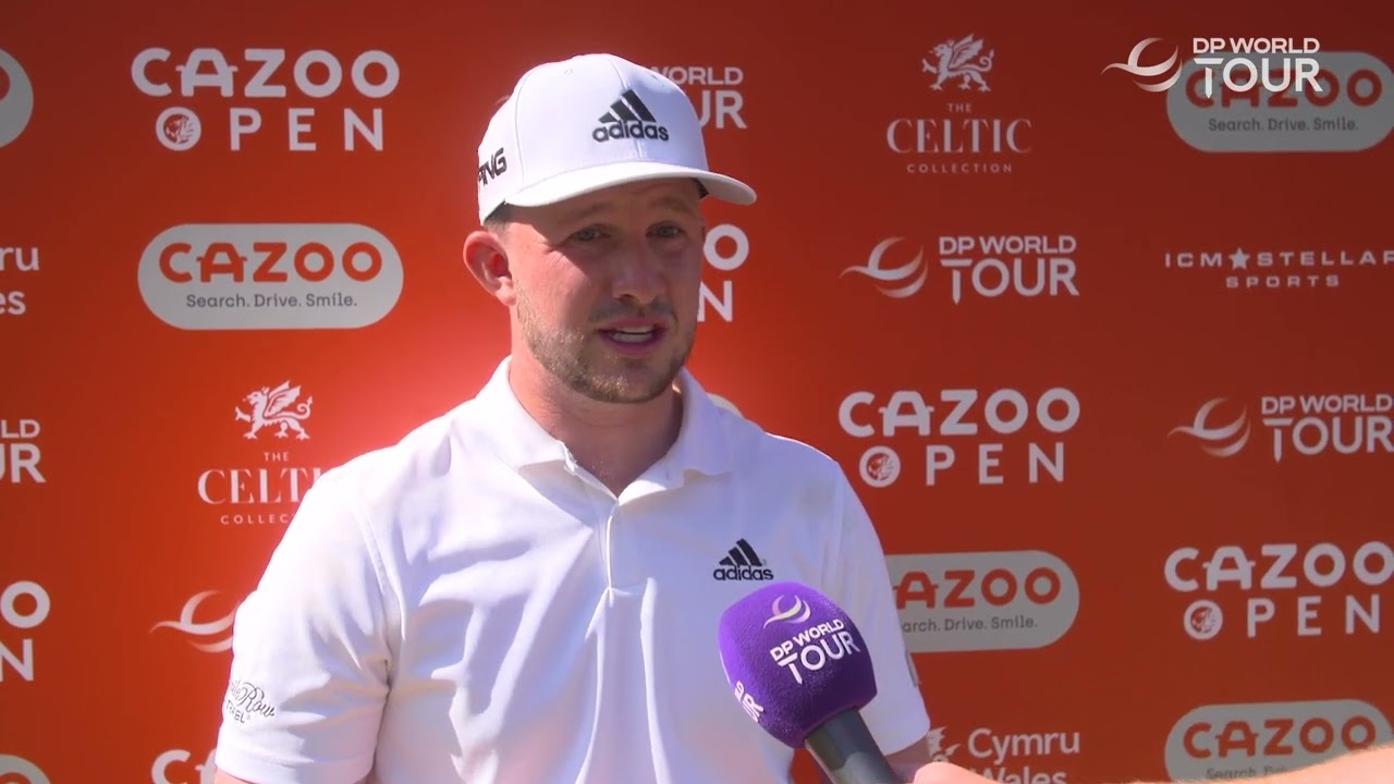 Connor Syme Sunday Flash Interview 2022 Cazoo Open · Round 4
