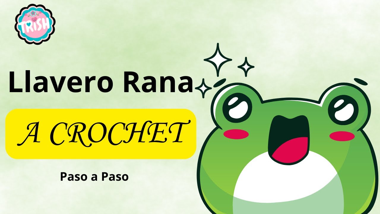 🐸🐸 ADORABLE Y FÁCIL 🧶 Cómo Hacer un Llavero de Ranita a Crochet 🐸🐸