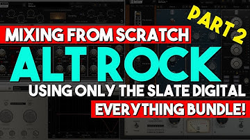 Mixing Alt Rock from scratch using Slate Digital plugins only! [PART 2]