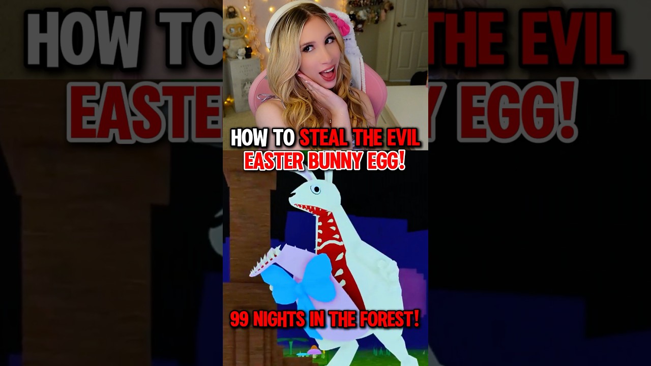 How To “STEAL” The EVIL EASTER BUNNY EGG in 99 NIGHTS IN THE FOREST on ROBLOX! 🥚🧺🐰