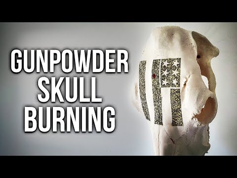 Gunpowder Skull Burning!