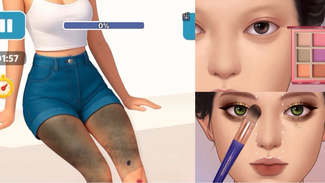 Foot Care & Makeup Tutorial ASMR ✨ Gentle Cleaning Sounds