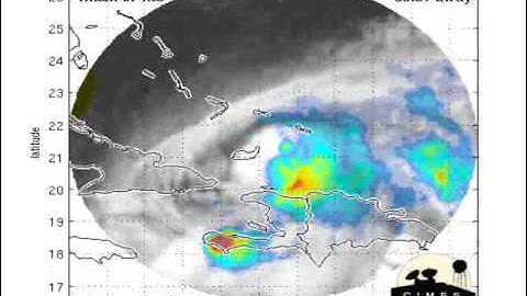 Gravity Wave Nearly Shears Apart Hurricane Hanna