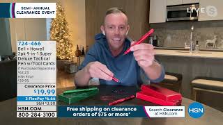 Bell + Howell 2pack 9in1 Super Deluxe Tactical Pen with ...