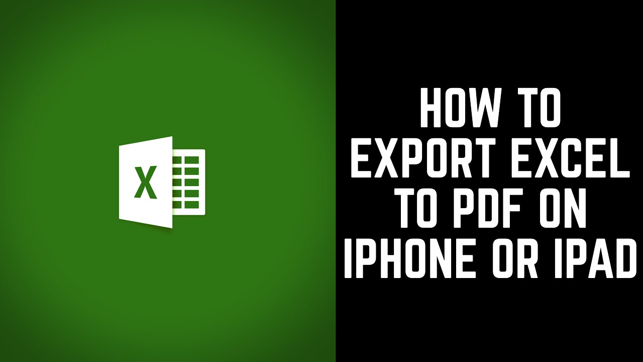 use excel on iphone