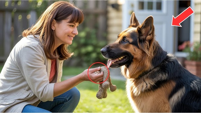 Woman Feeds a K9 German Shepherd —The Next Day, He Shows Up at Her Door  with an Emotional Surprise - YouTube