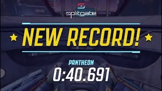 SplitGate 40.691 speedrun in pantheon on PS4