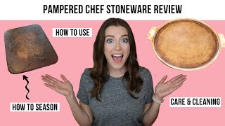Pampered Chef Stoneware Review | Care, Cleaning, How to Use