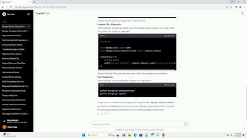 pip install django session timeout