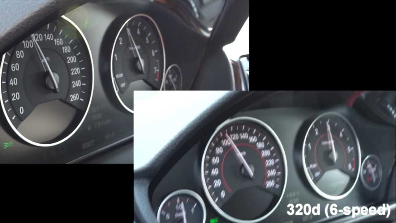 top gun 2012 BMW 320d vs. 328i - Accelerations (1080p FULL HD)