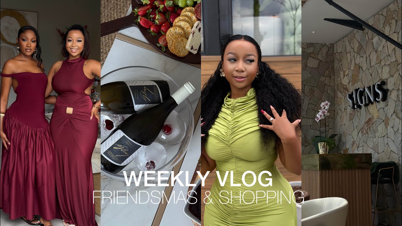#weeklyvlog | Friendsmas | lunch at signs | Christmas shopping