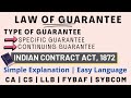 Types of Guarantee | Law of Guarantee | Easy Example