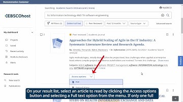 Introduction to the New EBSCOhost - Tutorial