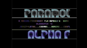 C64 Crack Intro: 1990 Paramount & Alpha Flight Intro 2