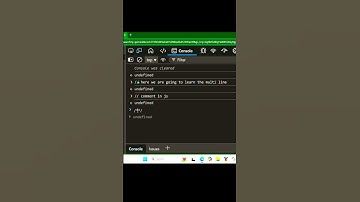 Multi Line Comment in JavaScript || #shorts #ytshorts #youtubeshorts