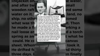 133 Days Alone on a Raft. Nobody Has Ever Beaten It