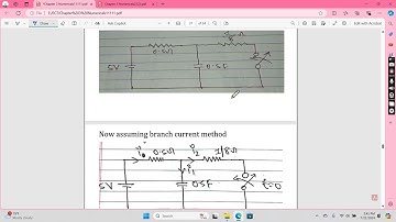 Transient analysis numerical by direct solution or classical,ECM and Electric Circuit Theory (part5)