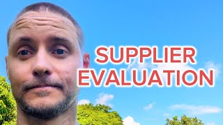Supplier Evaluation Explained (Monitoring Contractor Performance)