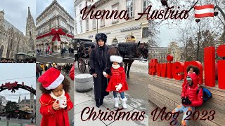 Our Christmas Family Vacation to Vienna, Austria | Vlog Part 1