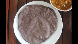 Soft Ragi Chapati Without Oil | Ragi Chapati | Healthy Recipe | Breakfast Recipe |Ragi flour Recipe