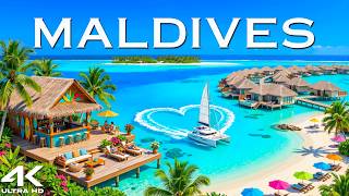 Maldives 🇲🇻 4K | Overwater Villas, Turquoise Lagoons & Tropical Paradise