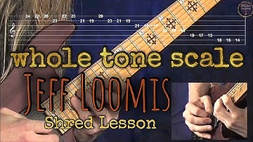 Jeff Loomis Guitar Lesson | Whole Tone Scale | Guitar Archives