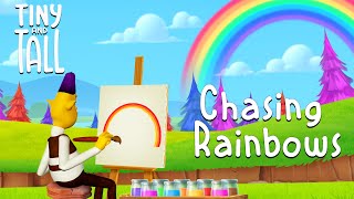 🌈Chasing Rainbows🎨 - Tiny and Tall Highlights✨ - Cartoons for Kids!