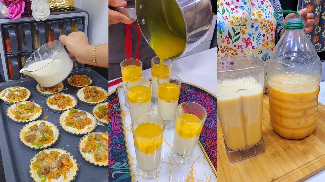 هدا احسن كيش ممكن تجربي😱 مع 5لتر من عصير بكمية وفيرة و اقتصادي و تحلية بالطبقات كتجي رائعة