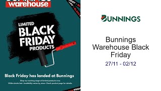 Bunnings Warehouse Black Friday -