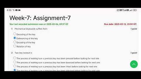 Microprocessors And Interfacing NPTEL COURSE 2025 Week - 7 Assignment solutions and Answer #nptelAns