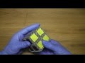 ダンボールの2x2ルービックキューブ風オブジェ [Cardboard object like a 2x2 Rubik's Cube]
