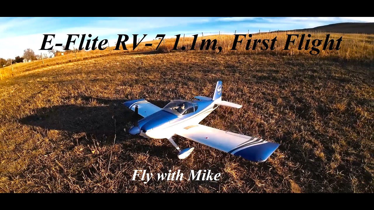 E-Flite Haube Für RV-7 1.1m RC-Flugzeug – Ersatz-Cowl Für Das Sportmodell