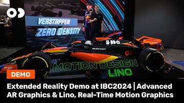 Extended Reality Demo at IBC2024 | Advanced AR Graphics & Lino, Real-Time Motion Graphics Platform