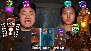 หัวกล้อง VS หัวโถส้วม ใครมีแรงค์มากกว่ากัน!! (Skibidi Toilet Rank Up)