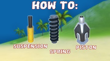 [DEPRECATED] How To: Suspension, Spring, Piston [Evercraft Mechanic: Online Sandbox from Scrap]