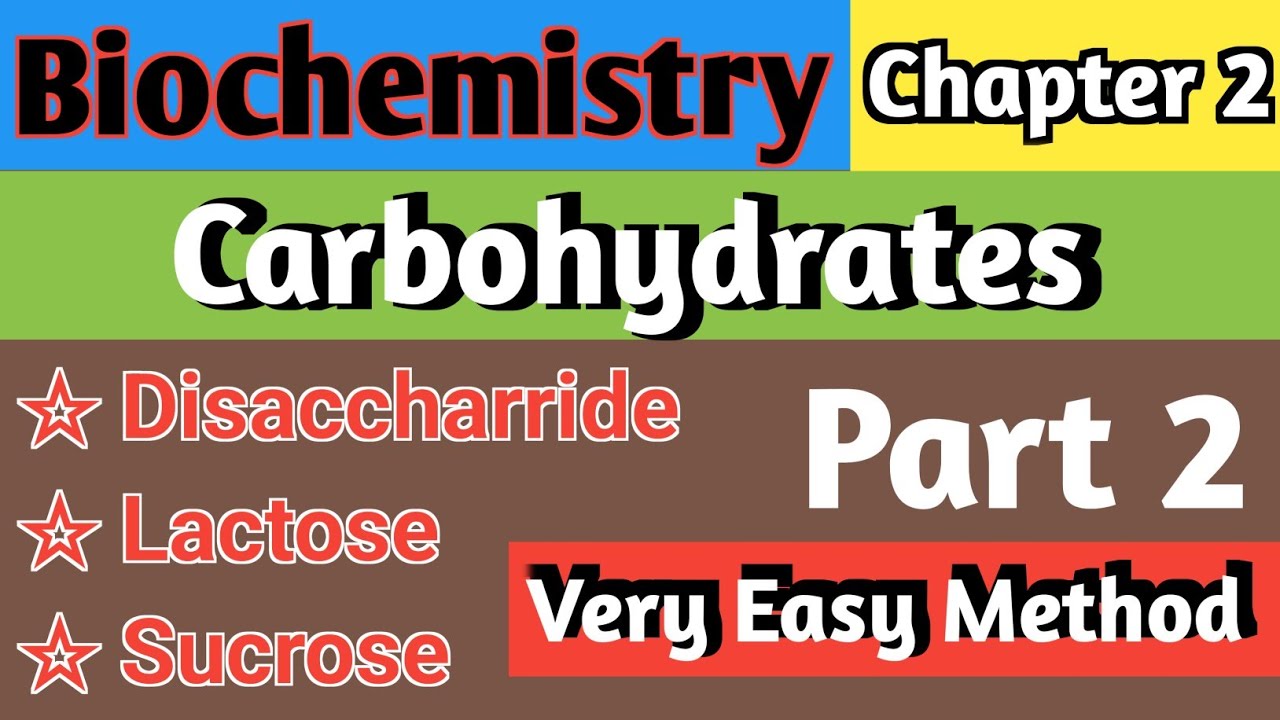 Biochemistry chapter 2 in hindi Carbohydrate in hindi