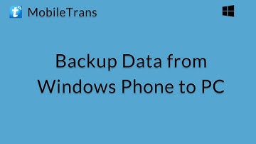 MobileTrans (Windows): Backup Data from Windows Phone to Windows PC