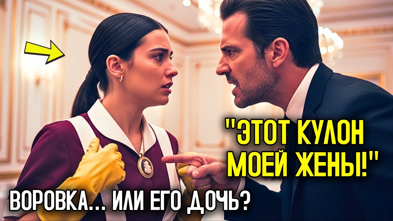«ЭТО ОЖЕРЕЛЬЕ МОЕЙ ПОКОЙНОЙ ЖЕНЫ!» — ЗАКРИЧАЛ магнат, НО ответ уборщицы его…