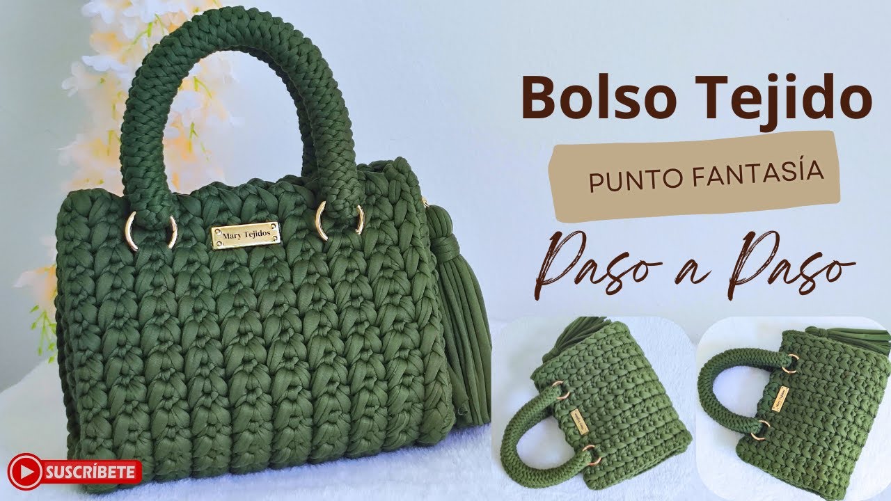 Ух ты! Красивая ТКАНАЯ Сумка/ ФАНТАЗНАЯ вязка/ Очень Легко/ ДЛЯ НАЧИНАЮЩИХ/шаг за шагом