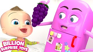 Video thumbnail of "Johny Johny Yes Papa - REFRIGERATOR Remix | 3D Baby Nursery Rhyme & Kids Songs"