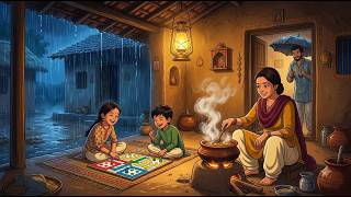 **Rainy Night in Indian Village 🌧️ | Cozy Family Life ASMR | Relaxing Rain Sounds** screenshot 5
