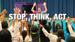 Stop, Think, Act - SEL assembly show for K-6