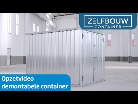 Opzetvideo demontabele container - Zelfbouwcontainer Nederland