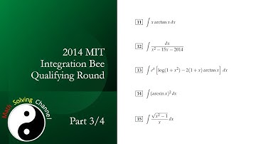 2014 MIT Integration Bee Part 3/4