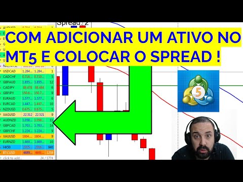 MetaTrader 5 - Adicionando Ativos e Spread - Day Trade